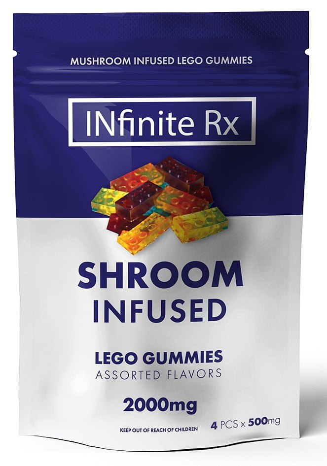 buy INfinite Rx Shroom Infused Block Gummies Edibles (2000mg)