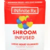 buy INfinite Rx Shroom Infused Large Heart Gummies Edibles (4000mg)
