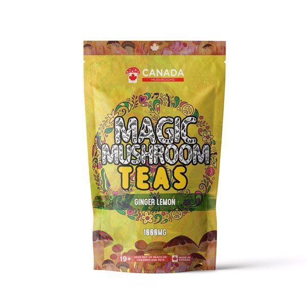 buy Canada Mushrooms Shroom Tea | 1000MG | Ginger Lemon