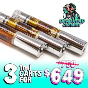 buy Deadhead Chemist DMT Premium 3 Cartridges Deal – 3 x 1mL